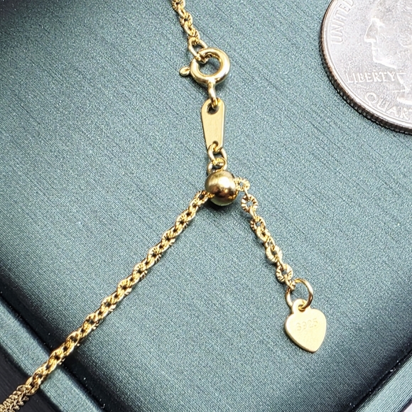 ChANEL Gold Double C Pendant Necklace – S925 Gold Over Sterling Silver - Picture 4 of 4